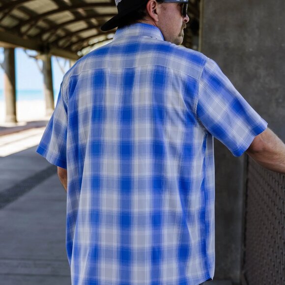 Dixxon Flannel PIERSIDE Short Sleeve Bamboo Shirt - Men's M - Picture 4 of 7